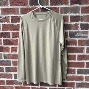 Baleaf Dusty Olive UPF Long Sleeve Outdoor Shirt Size Mens Large